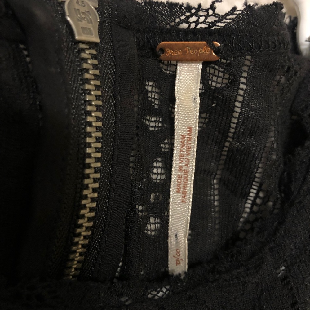 Free People black lace sundress